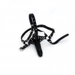 Ohlávka s dvojitým dildem