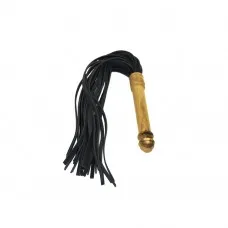 Kožené důtky s dřevěnou rukojetí T12