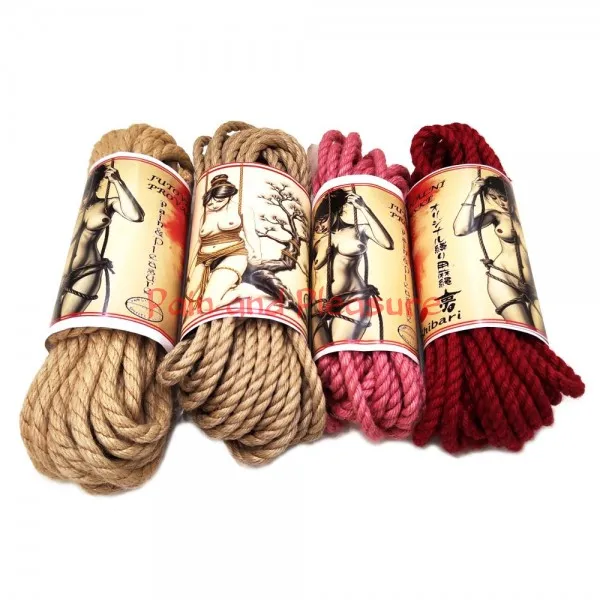 Bondážní jutový provaz Nawaya barvený