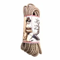 Bondážní jutový provaz Amatsunawa přírodní