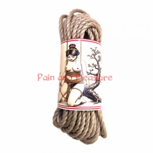 Bondážní jutový provaz Amatsunawa přírodní